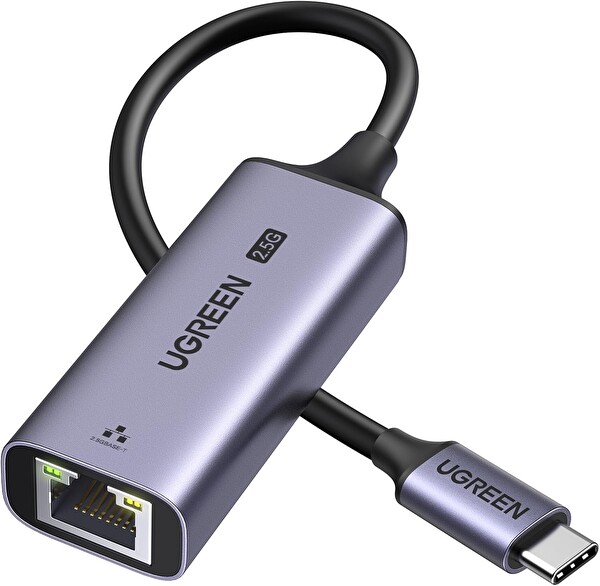Ugreen 25052 CM648 Type-C USB-C to RJ45 2.5G 10/100/1000 Mbps Ethernet Dönüştürücü