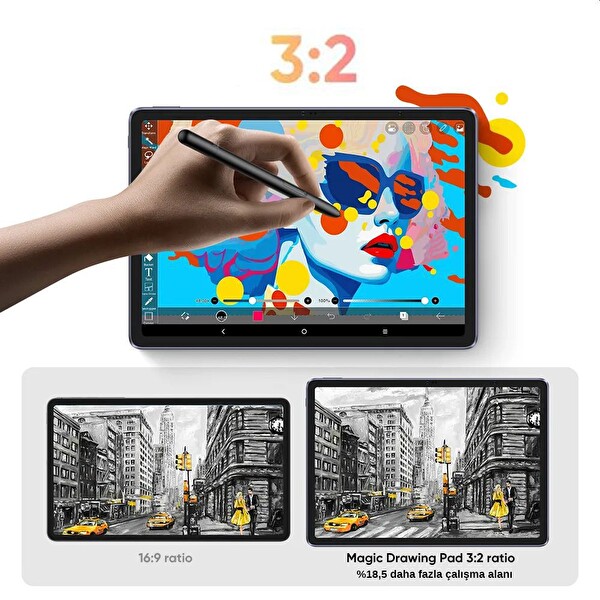 XP-Pen Magic Drawing Pad X3 Pro 16K X-Paper Gerçek Kağıt Deneyimi Grafik Tablet