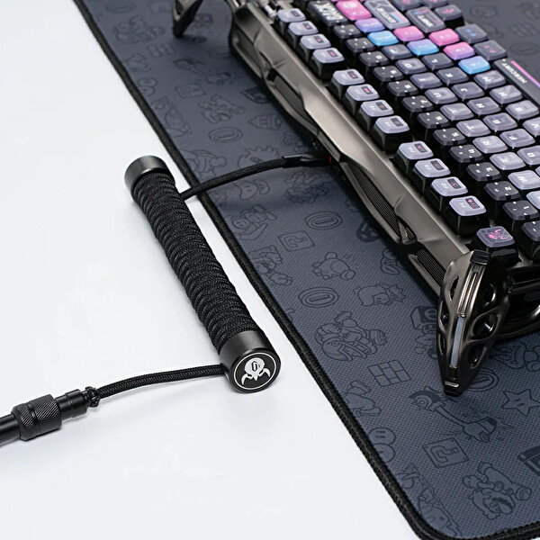 GravaStar Sarmal Aviator USB to Type-c Mekanik Klavye Uyumlu 1.85 M Oyuncu Kablosu