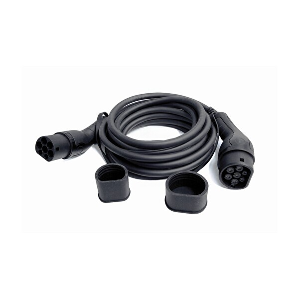 Beek Type2 To Type2 IEC 3 Metre 400V / 16A 11kW IP55, Düz TPU Kablo Elektrikli Araç Şarj Kablosu