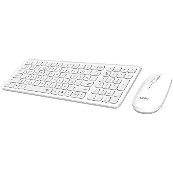 Casper D300 Beyaz Kablosuz Klavye Mouse Set