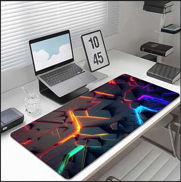 Sge Teknoloji 70x30 CM 3D Boyut Tasarımı Kaydırmaz Taban Speed Yüzey Gaming Mouse Pad