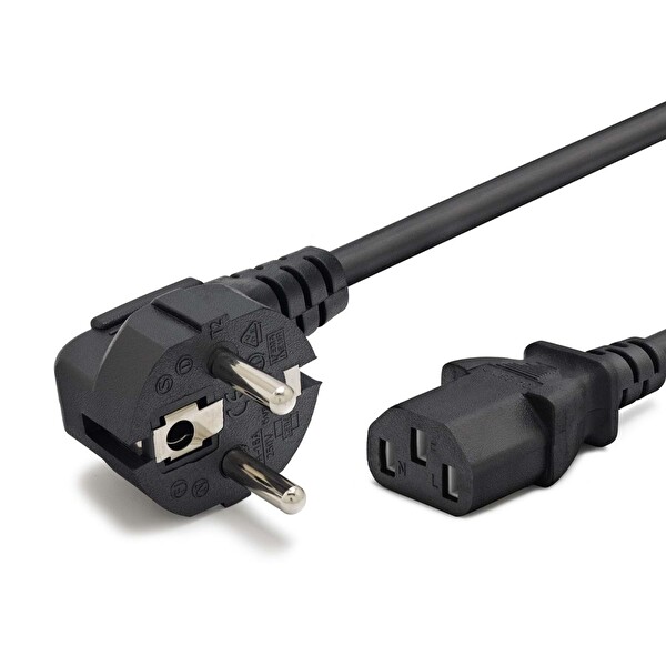 Evimdeyokyok HDX5523 0.75 MM 500W 1.5 M Siyah Power Kablo