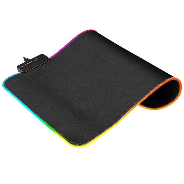 Rampage Blitz RGB M (MP-23) Siyah 252×328×3 MM RGB Ledli Gaming Mouse Pad 36944