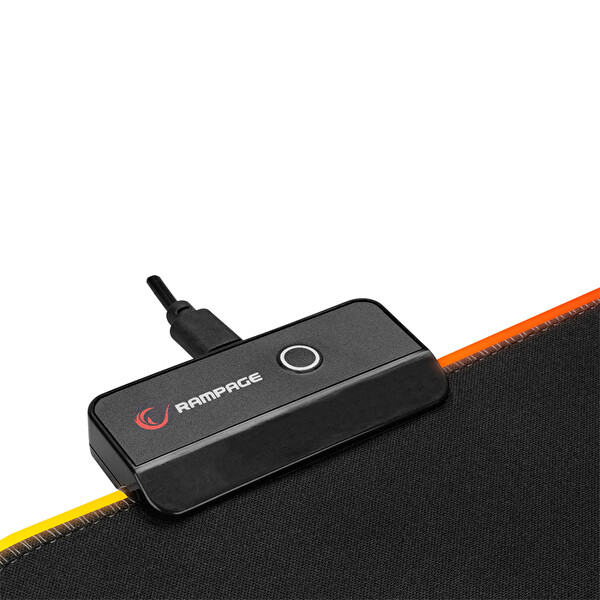 Rampage Blitz RGB M (MP-23) Siyah 252×328×3 MM RGB Ledli Gaming Mouse Pad 36944