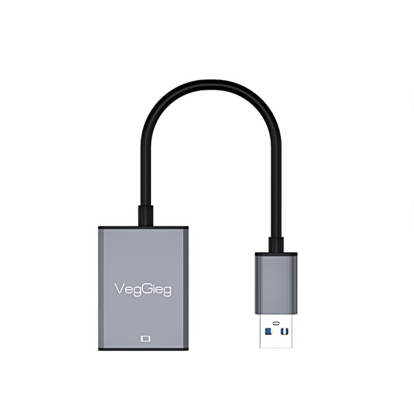 VegGieg USB-A to HDMI Çevirici Dönüştürücü Adaptör