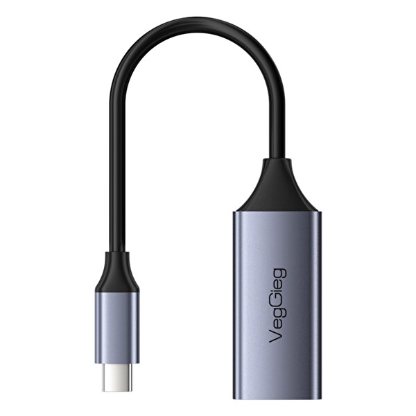 VegGieg USB Type-C to 100 Mbps RJ45 Lan Ethernet İnternet Bağlantı Çevirici Dönüştürücü Adaptör