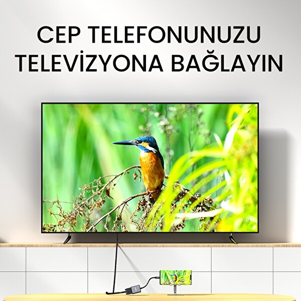 VegGieg Type-C to VGA 1080P 60Hz Çevirici Dönüştürücü Kablo Adaptör