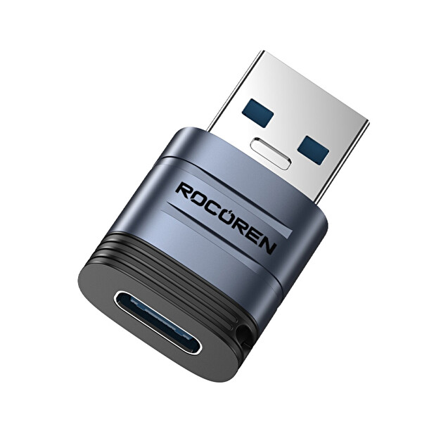 Rocoren USB 3.2 Gen1 Erkek to Type-C Dişi OTG Çevirici Dönüştürücü Adaptör