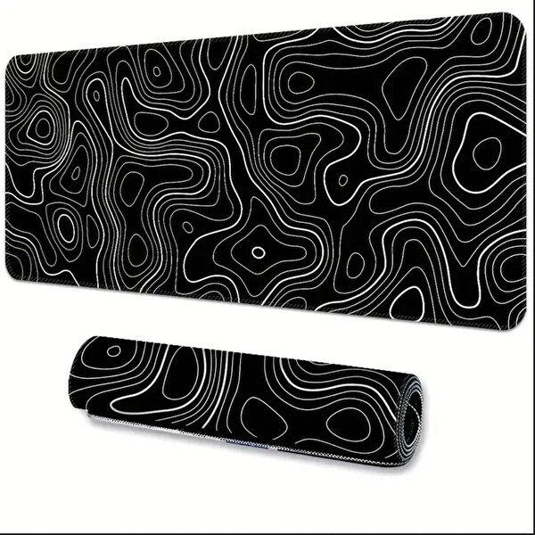 Sge Teknoloji 70×30 CM Soyut Tasarım Temalı Kaydırmaz Taban Speed Yüzey Gaming Mouse Pad