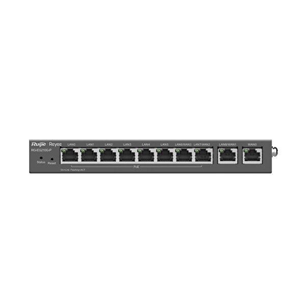 Ruijie Reyee RG-EG210G-P 10 Portlu 8 Port 70W Yönetilebilir Poe Switch