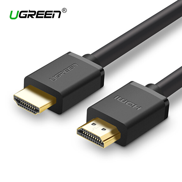 Ugreen 10111 HD104 UHD 4K Yüksek Hızlı Ethernet ve 2.0 HDMI Kablosu Siyah 15 M