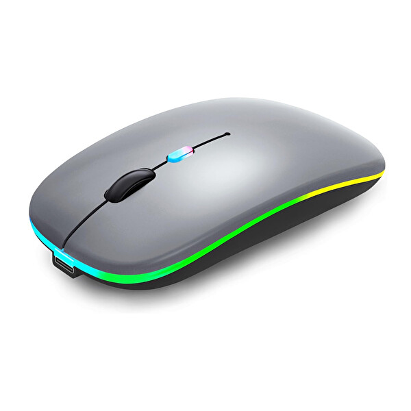 Evimdeyokyok ZR215 CBA100 Rgb Füme Şarjlı Mouse