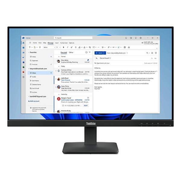 Lenovo ThinkVision S24-4E 64B5KAT1TK 23.8