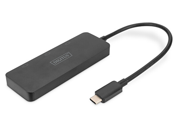 Digitus 3-Port MST Video Hub USB-C - 3X HDMI MST Video Hub DP 1.4 HDMI 2.0 4K-60Hz Çevirici