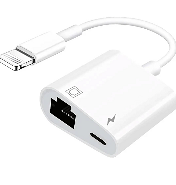 Evimdeyokyok ZR27 Rj45 Lightning Tekli Ethernet Çevirici