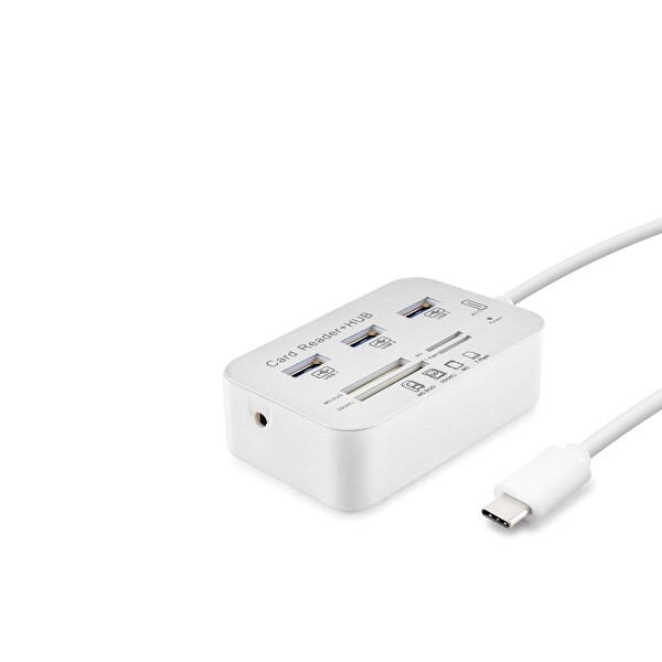 Evimdeyokyok HDX7029 Type-C Hub Combo 3 - Usb3.0 - Ms - Sd - M2 - Tf 20 CM