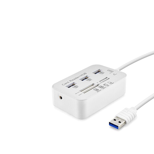 Evimdeyokyok HDX7028 Usb 3.0 Hub Combo Usb 3.0 - Ms - Sd - M2 - Tf 20 CM