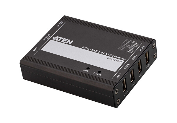 Aten 4-port USB 2.0 CAT 5 Extender 100M Sinyal Uzatma Cihazı Çevirici