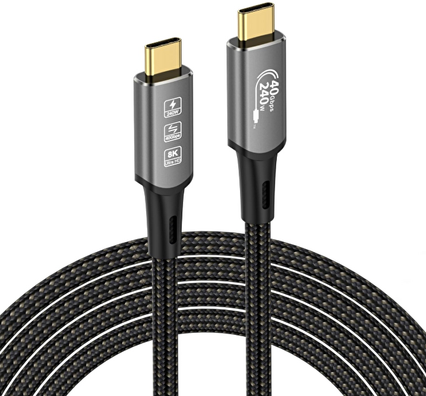 Evimdeyokyok ZR848 8K USB4 24OW 40GB 60HZ 0.5 M Kablo