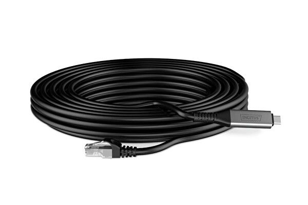 Digitus 1 Gbit-s 5 M USB 3.2 Gen1 LSZH USB-C - RJ45 CAT 6A S-FTP Kablosu