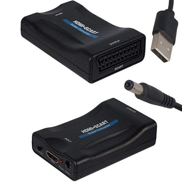 Powermaster HDMI to Scart Çevirici Adaptör