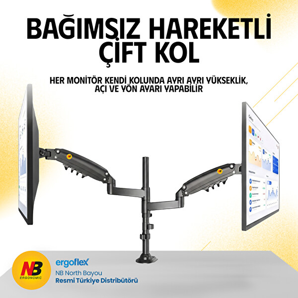 Ergoflex North Bayou H180 Amortisörlü Profosyonel 22-35