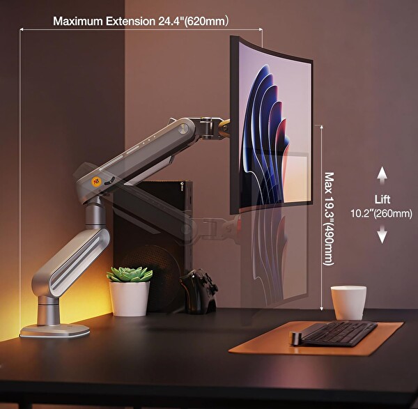 Ergoflex North Bayou NB Ergonomic A6-Gaming Profesyonel Oyuncu Monitör Standı