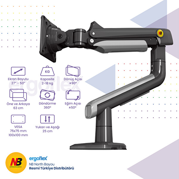 Ergoflex North Bayou A5-Gaming 2-18 KG 27