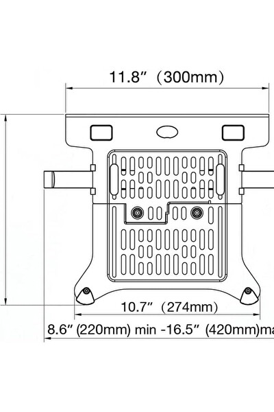 Ergoflex North Bayou NB FP-2 Monitör Standları İle Uyumlu Laptop Standı