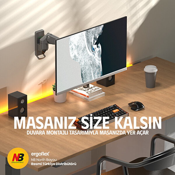 Ergoflex North Bayou Yeni Versiyon F150 Duvara Monte 17