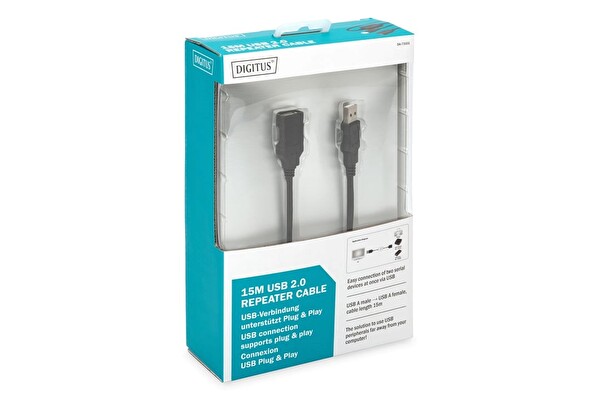 Digitus DA-73101 USB 2.0 USB Uzatma Kablosu 15 M