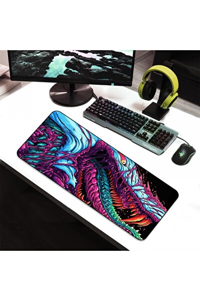 Sge Teknoloji 65x25 CM Hyp 1 Dikişli Kaydırmaz Taban Mouse Pad Oyuncu Gaming