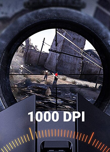 Hoco GM19 RGB LED Işıklı Gamer Oyuncu Kablolu Optik Mouse