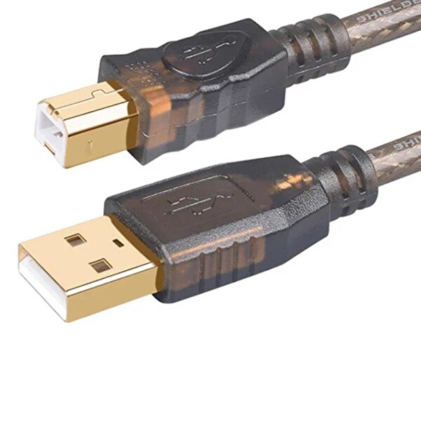 Electroon Şeffaf Chipset 10 Metre Usb 2.0 Yazıcı Kablosu