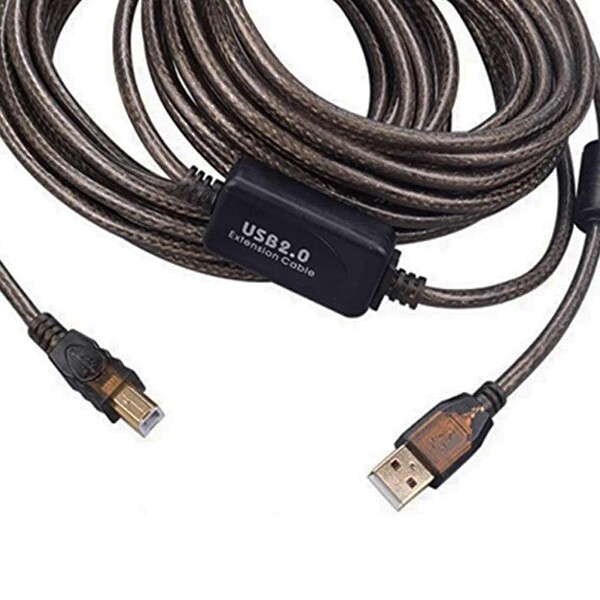 Electroon Şeffaf Chipset 10 Metre Usb 2.0 Yazıcı Kablosu