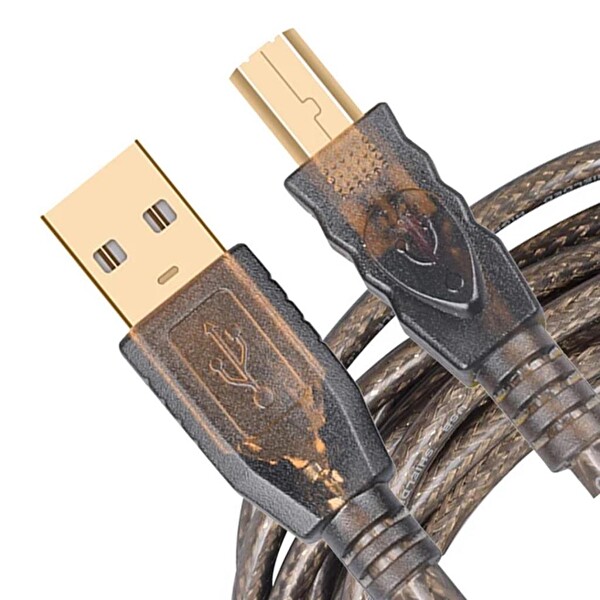 Electroon Şeffaf Chipset 10 Metre Usb 2.0 Yazıcı Kablosu