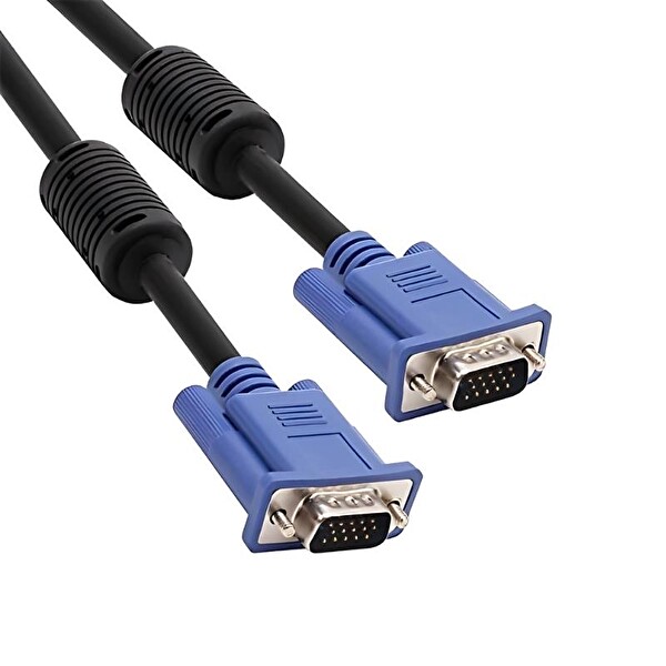 Vcom CG341AD-5.0 D-Sub 15 Pinli VGA Kablo 5 M Siyah