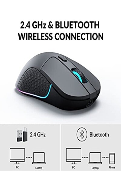 Keychron M3-A1 Kablosuz Mouse - Siyah
