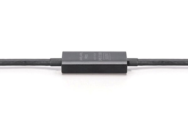 Digitus 5G - USB 3.2 Gen1 - USB-C - USB-C (M/F) Aktif USB-C Uzatma Kablosu 10 M