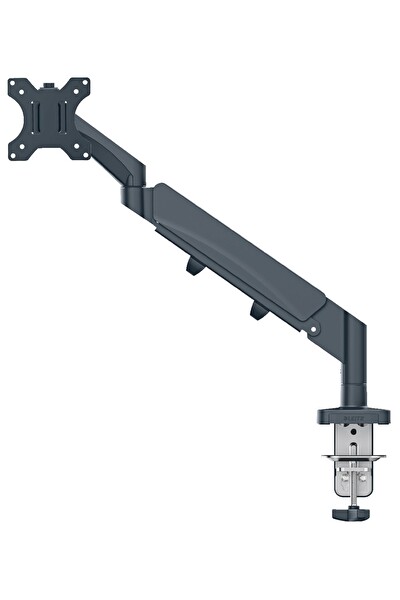 Leitz 6489 Ergo Yerden Tasarruf Sağlayan Tekli Monitör Kolu Koyu Gri