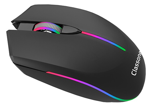 Classone Crgb100 2.4 Ghz Rgb Işıklı Efektli Pilsiz Notebook/Ipad/Tablet Kablosuz Mouse