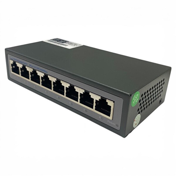 Novacom NVC-HIS218G 8 Port Gigabit Plastik Kasa Ethernet Switch