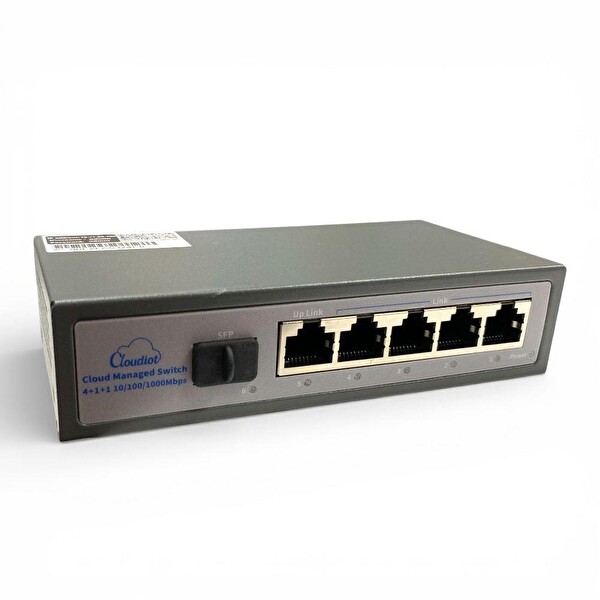 Novacom NVC-HIS215G1S 5 Port + 1 SFP Gigabit Plastik Kasa Ethernet Switch
