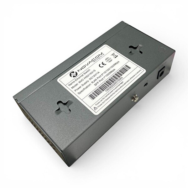 Novacom NVC-HIS215G1S 5 Port + 1 SFP Gigabit Plastik Kasa Ethernet Switch