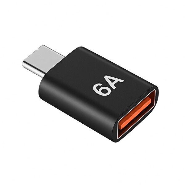 ScHitec 6A Usb-A To Type-C Dönüştürücü Adaptör Çevirici Hızlı Şarj - Veri Aktarım Adaptörü J624