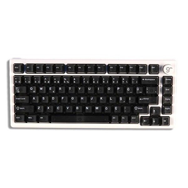 Gameraider Cherry Single Shot PC Şeffaf Türkçe Keycap Set