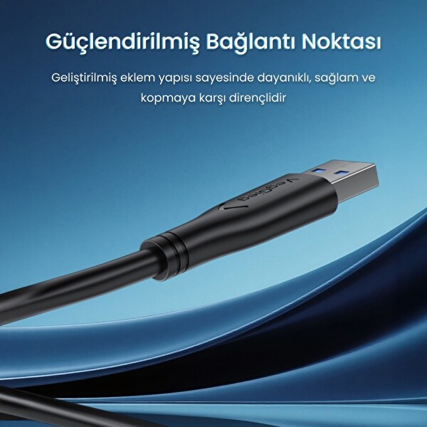 VegGieg USB-A Male To Male USB 3.0 Uzatma Kablosu 3 M