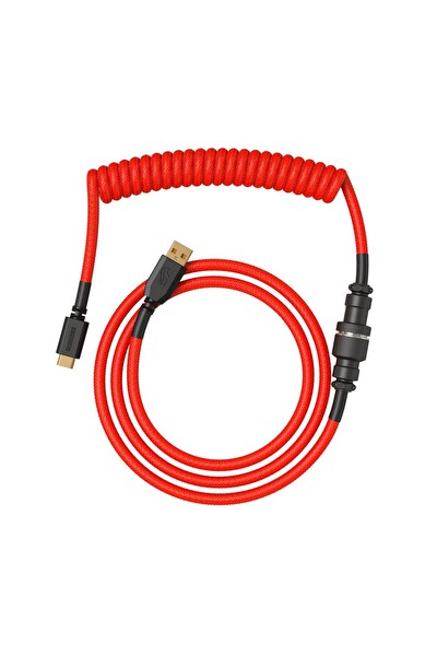 Glorious Sarmal USB-C To USB-A 1.4 M Klavye Kablosu - Kırmızı