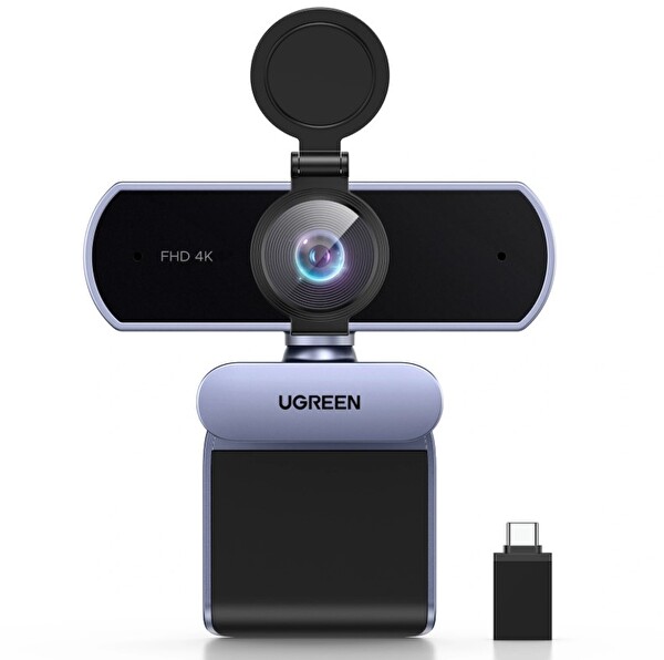 Ugreen 65381 CM831 4K 30Hz Ultra HD Type-C Adaptörlü Mikrofonlu USB Webcam